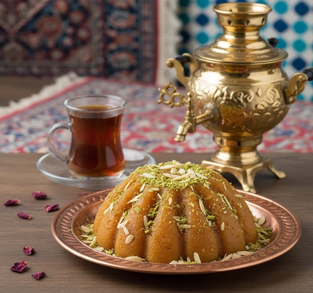 طرز تهیه حلوای گلابی در یک نگاه