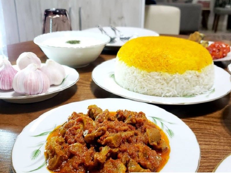 طرز تهیه خورش سنگدان مرغ