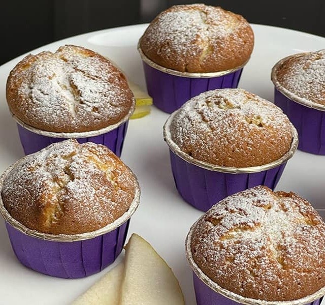 طرز تهیه مافین گلابی در یک نگاه طرز تهیه مافین گلابی در یک نگاه