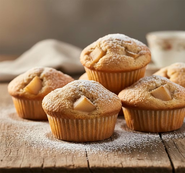 مراحل طرز تهیه مافین گلابی خوشمزه در خانه مراحل طرز تهیه مافین گلابی خوشمزه در خانه