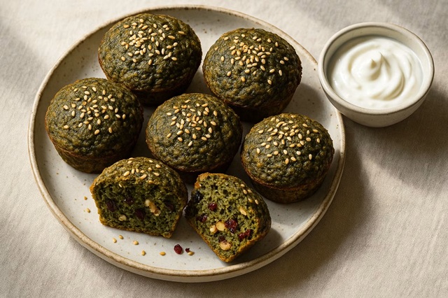 مراحل طرز تهیه مافین کوکو سبزی در فر مراحل طرز تهیه مافین کوکو سبزی در فر