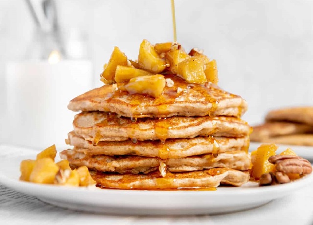 نکات تکمیلی طرز تهیه پنکیک سیب