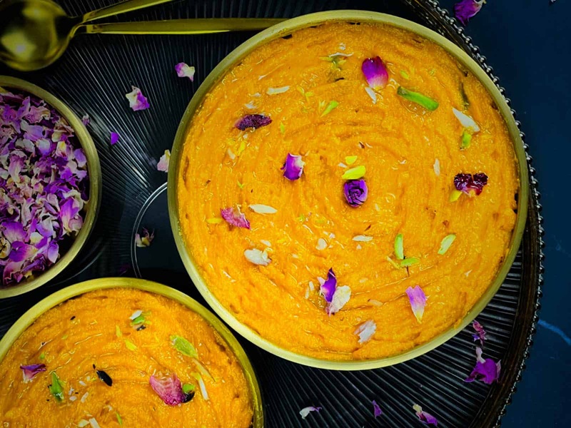 مراحل طرز تهیه حلوای کدو حلوایی مجلسی مراحل طرز تهیه حلوای کدو حلوایی مجلسی