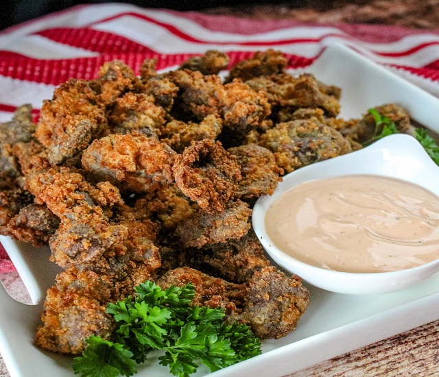 نکات تکمیلی طرز تهیه سنگدان مرغ سوخاری