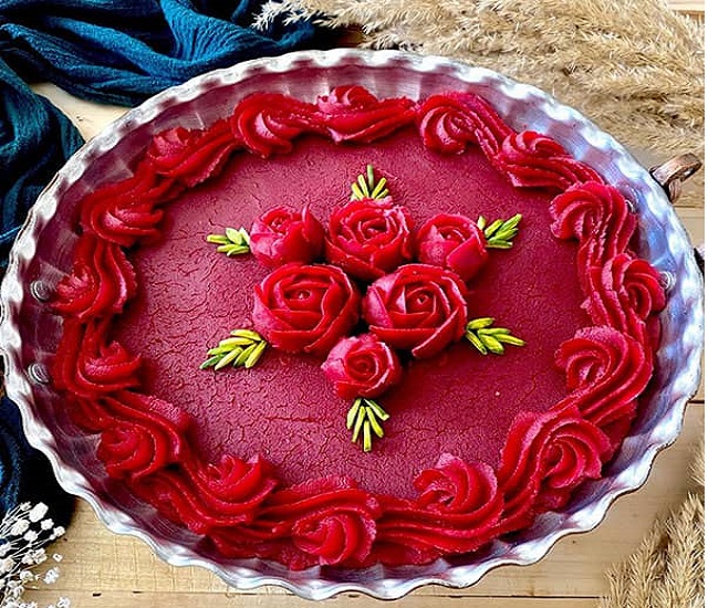 مراحل طرز تهیه حلوا لبو ساده و کلاسیک