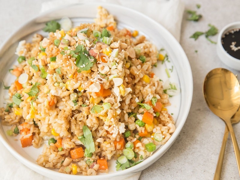 انواع غذا با برنج پخته و مانده