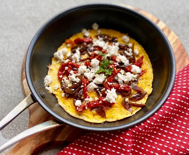 طرز تهیه نیمرو پیاز پنیری طرز تهیه نیمرو پیاز پنیری