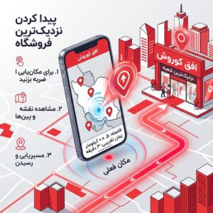 پیدا کردن نزدیک ترین فروشگاه