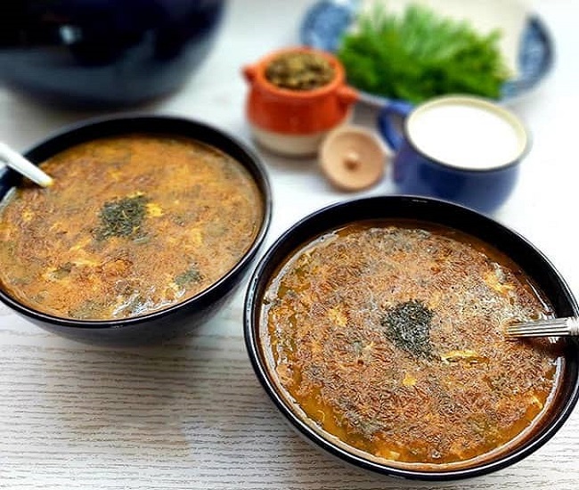 مراحل طرز تهیه اشکنه کرمانی