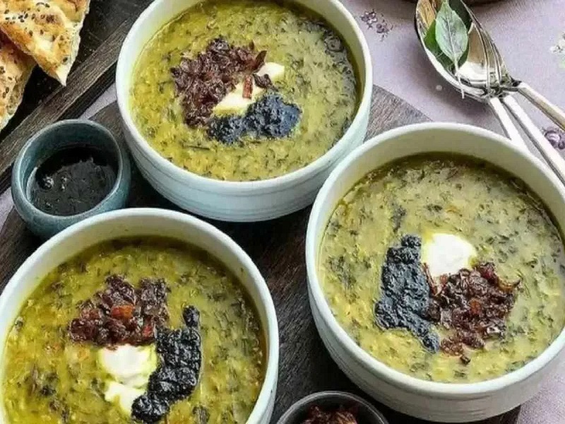 طرز تهیه آش کدو سبز