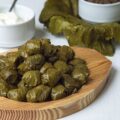 دلمه برگ مو با عدس