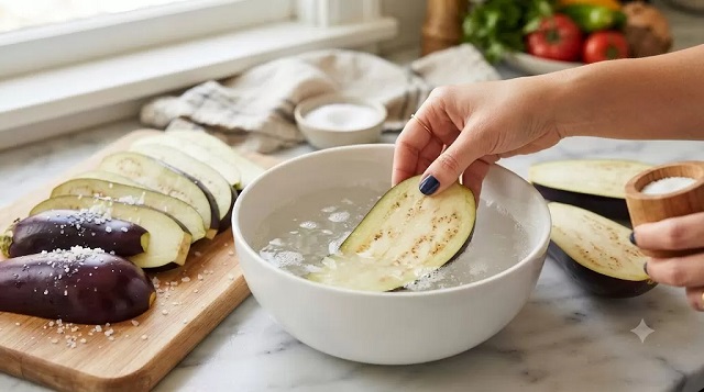 چطور تلخی بادمجان رو قبل از پخت از بین ببریم؟ چطور تلخی بادمجان رو قبل از پخت از بین ببریم؟