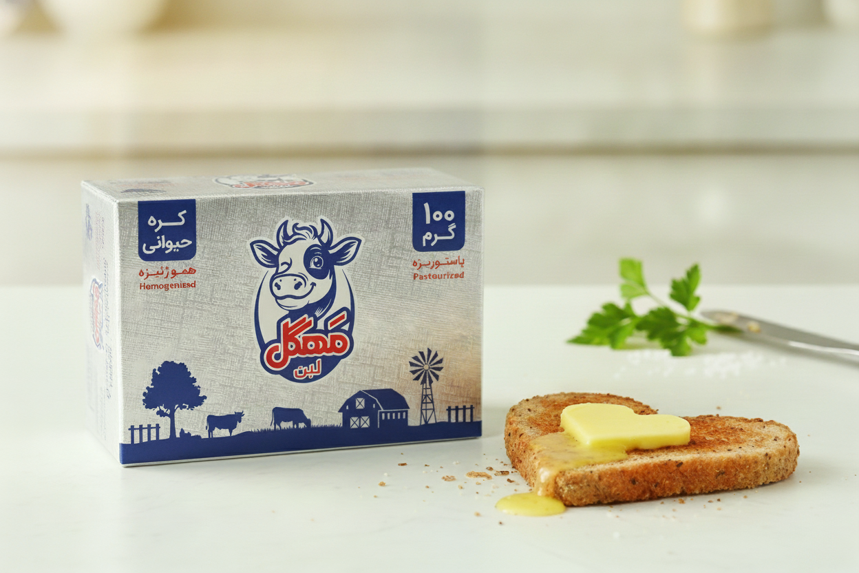کره حیوانی کم چرب مهگل